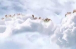 天空惊现玉皇大帝，北京天空出现天兵天将保驾护航(图片)