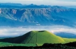 世界上最大的火山口，日本阿苏山火山（周长114公里）