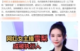 王思聪前女友雪梨成被执行人，90万股权被冻结，此前偷逃税6千多万遭封杀 ...