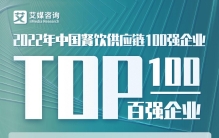 2022年中国餐饮供应链100强企业榜单出炉，谁是年度“卷王”？