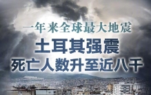 土耳其地震是一年来全球最大地震 强震死亡人数升至近八千