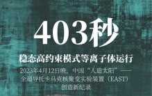 403秒！中国人造太阳创造新的世界纪录！