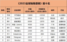 新城市志丨全球十大独角兽企业，半数来自中国