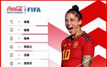 FIFA公布女足最新世界排名