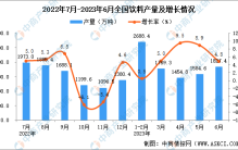 2023年上半年全国各省市饮料产量排行榜