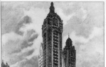 约在100年前的1930年，当时世界最高的摩天大楼，从1位到10位