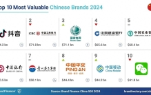 2024年中国品牌价值500强：抖音升至第一，微信降至第十