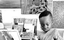 一岁男童被认证为“世界最年轻男性艺术从业者”